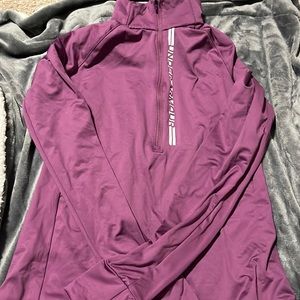 Under Armour purple quarter zip up hoodie